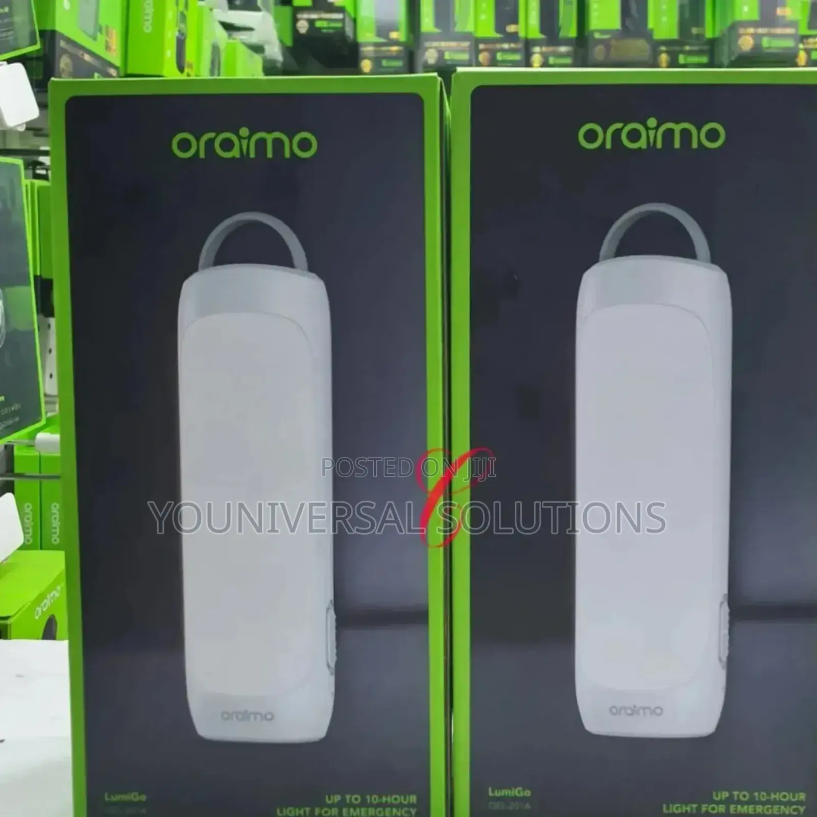 Oraimo Lumigo Oel-201a 300 Lumens Emergency Light That *Comes 2pcs*