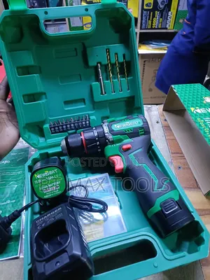 Cordless Drill With Metallic Chuck New Beat