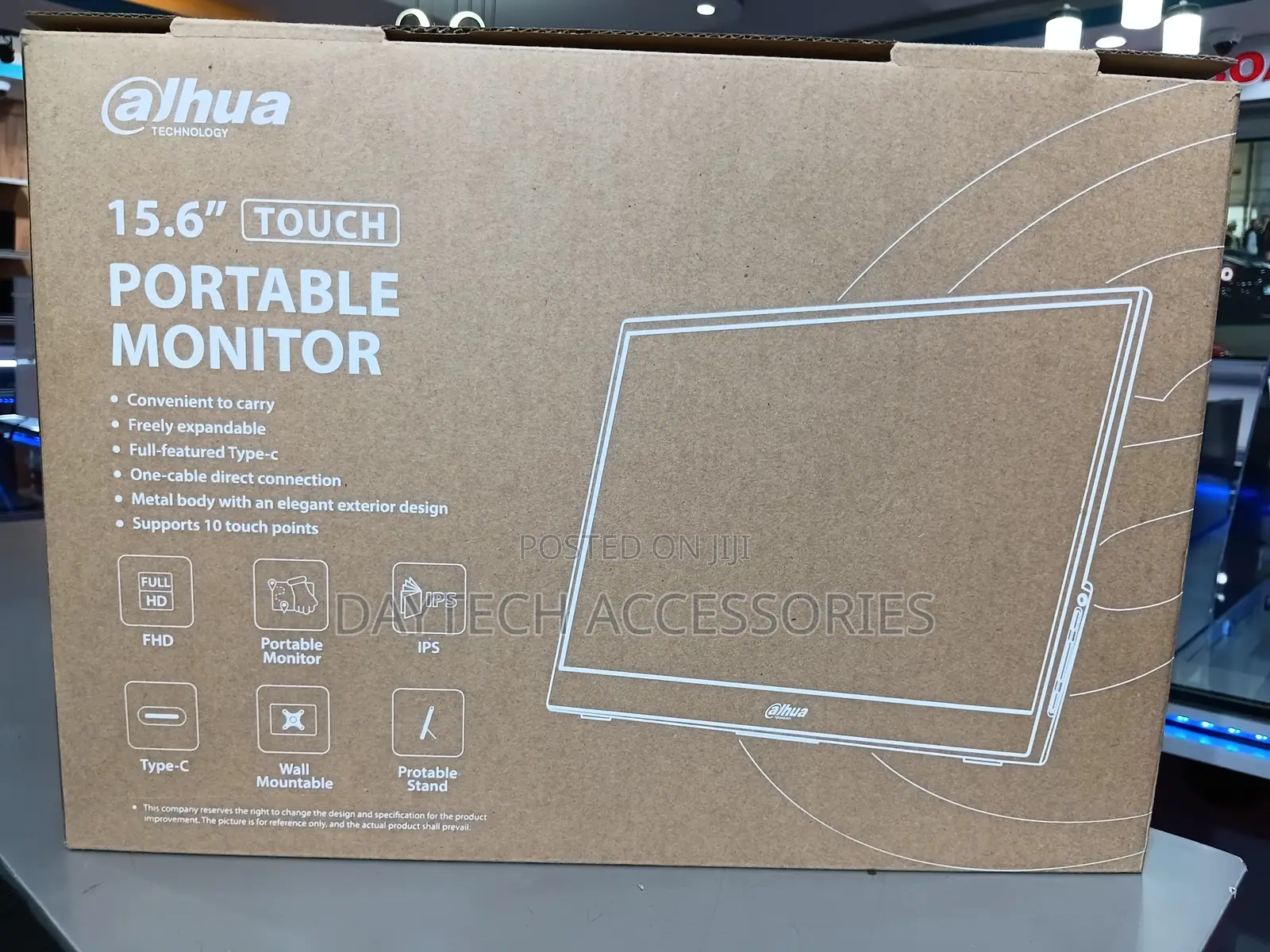 Dahua 15.6" Full Hd Touch Screen Portable Monitor.