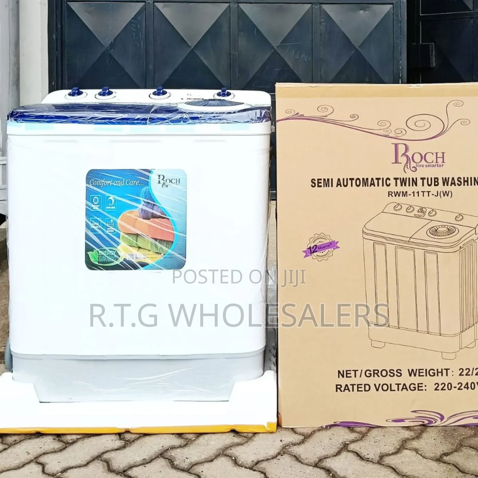 Roch 11kg Top Load Twin Tub Washer Spinner