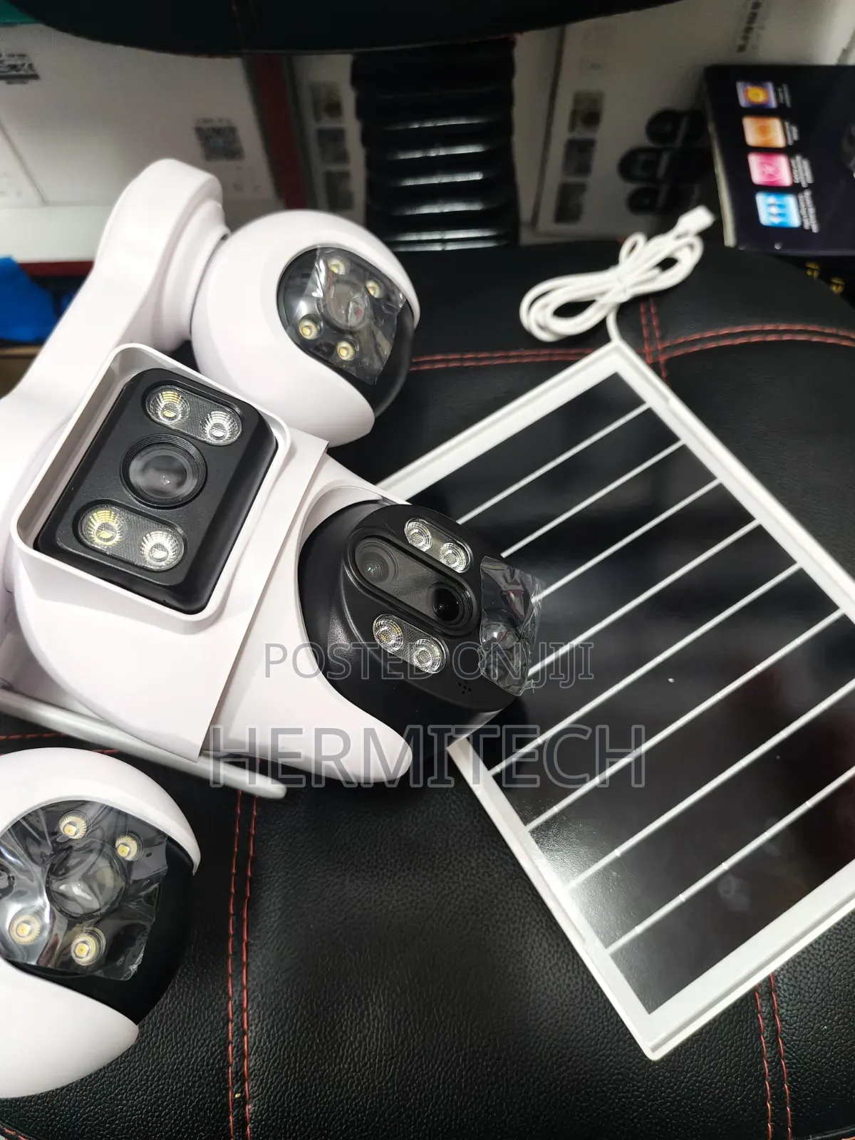 Solar Security 4lens Quad Lens 4g Smart Outdoor CCTV