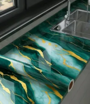 Glossy Marble Contact Paper