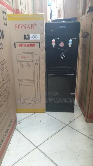 Sonar A3 Hot and Normal Standing Water Dispenser - Black (1yr Wrty)