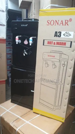 Sonar A3 Hot and Normal Standing Water Dispenser - Black (1yr Wrty)