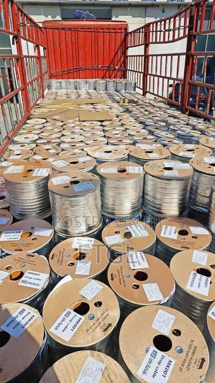 Fiber 2 Core Outdoor Drop Cable 1km