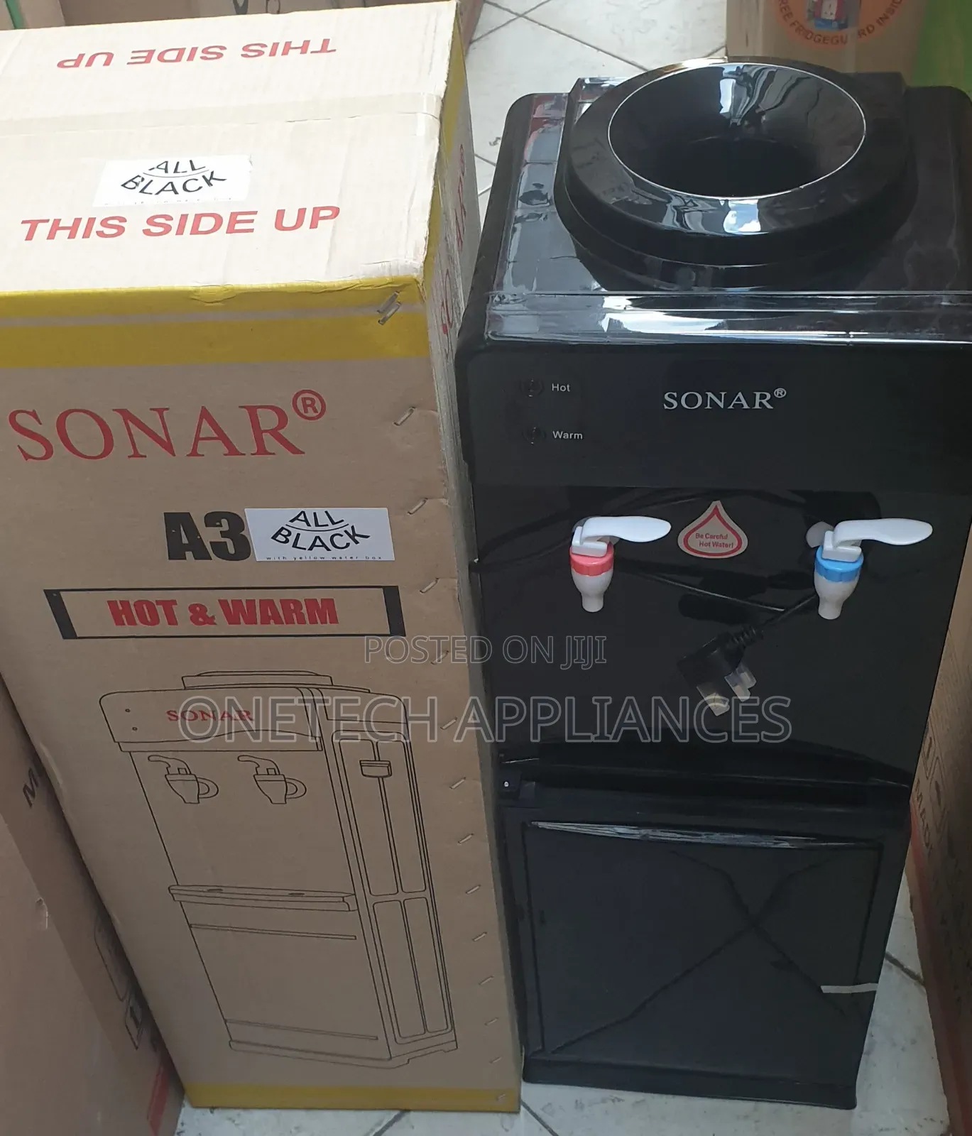 Sonar A3 Free Standing Water Dispenser Hot and Warm