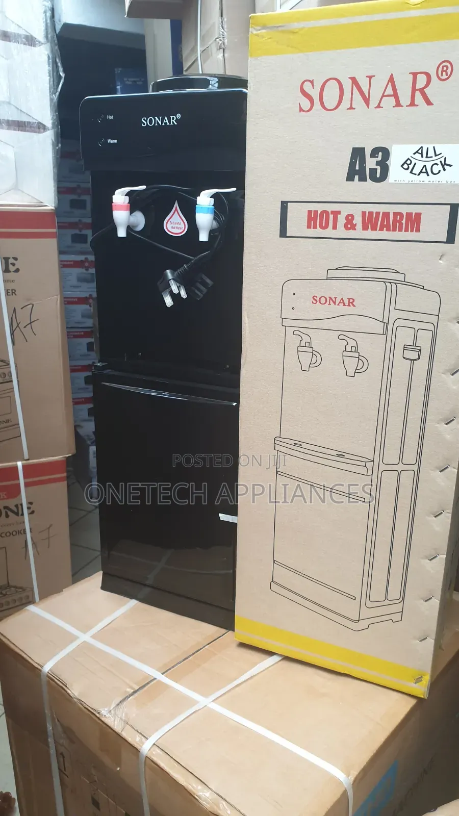 Sonar A3 Free Standing Water Dispenser Hot and Warm