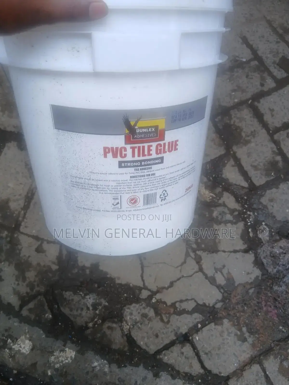 Dunlex PVC Tile Glue 20litres