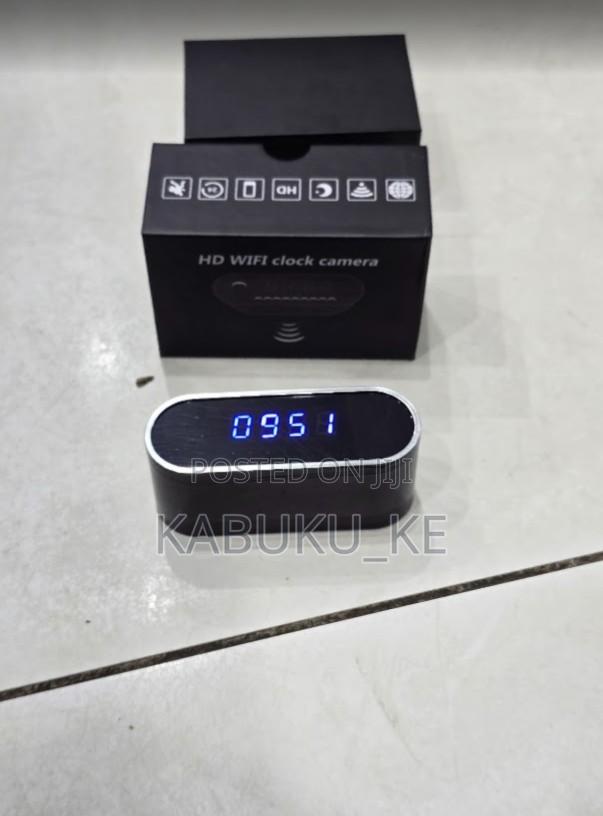 Nanny Camera Digital Table Clock Wifi Camera