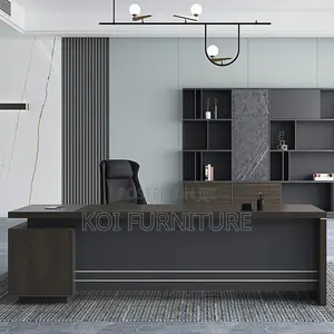 Office Desk : 1.6m Modern Executive Corner Office Desk