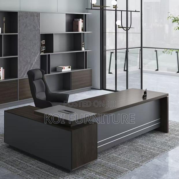 Office Desk : 1.6m Modern Executive Corner Office Desk - thumbnail 5