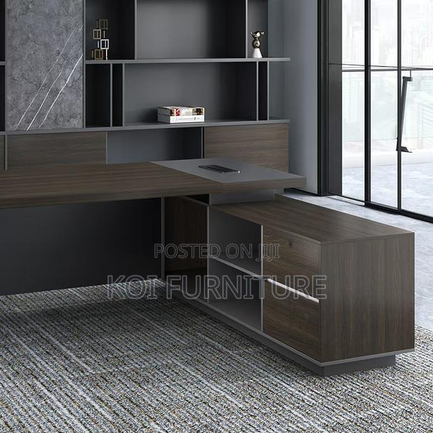 Office Desk : 1.6m Modern Executive Corner Office Desk - thumbnail 6