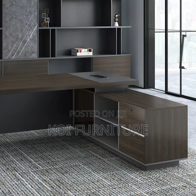 Office Desk : 1.6m Modern Executive Corner Office Desk