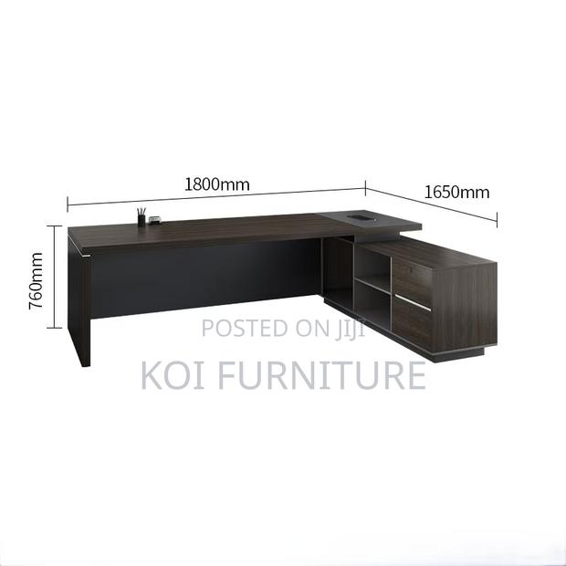 Office Desk : 1.6m Modern Executive Corner Office Desk - thumbnail 8