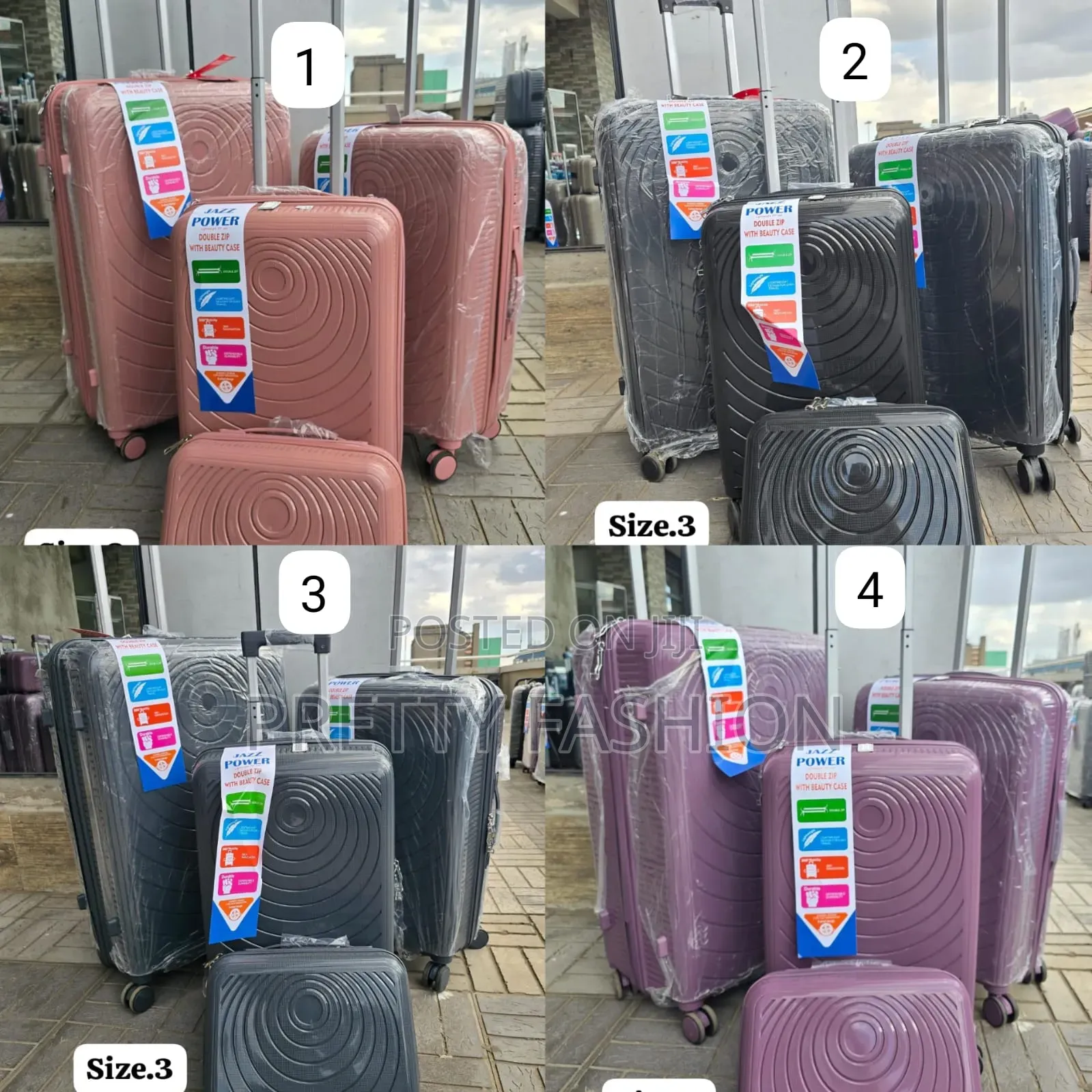 4in1 Luxurious Unbreakable Suitcase