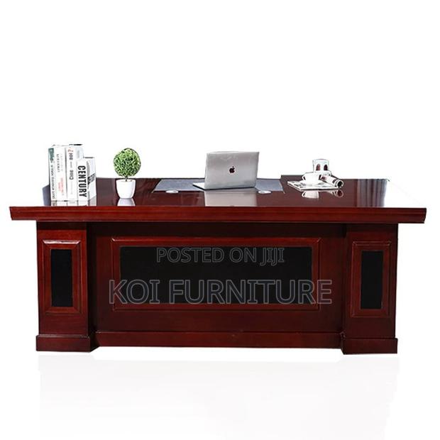 Office Desk : 1.4m Executive Office Desk With Side Extension - thumbnail 3