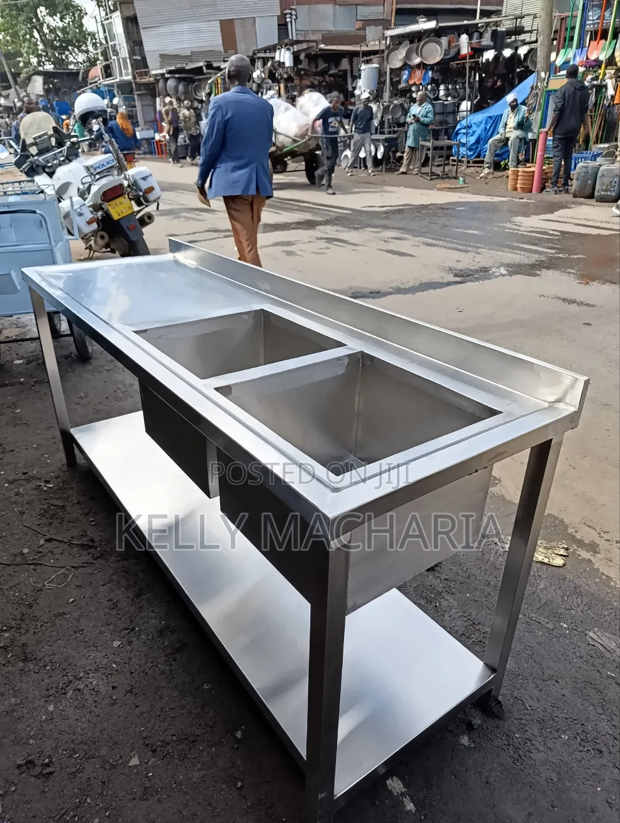 Double Sink Stainless Steel