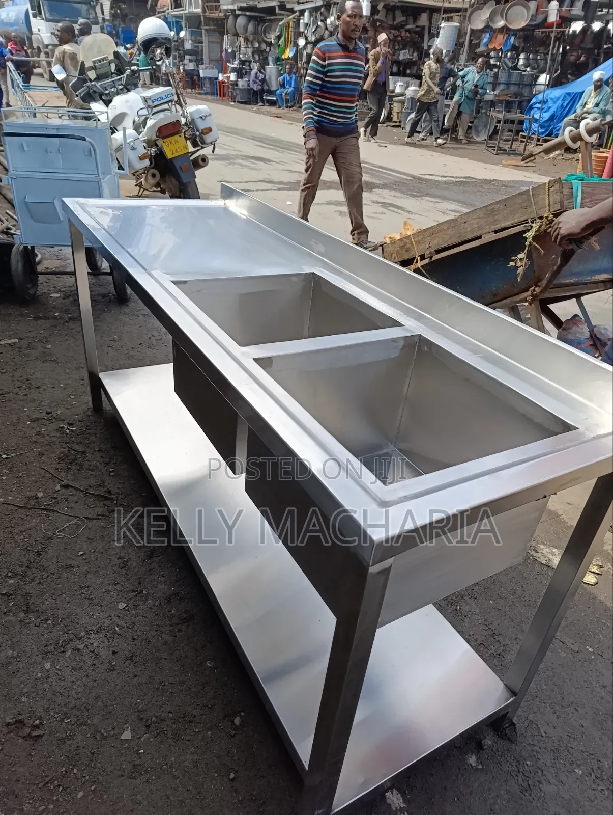 Double Sink Stainless Steel