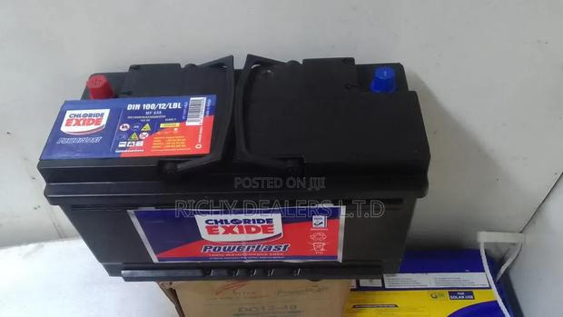 Chloride Exide Din100/100ah Battery