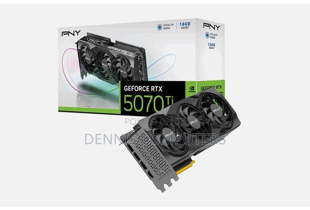 Pny Geforce Rtx 5070 Ti Oc Triple Fan 16gb Gddr7 Graphics Card,