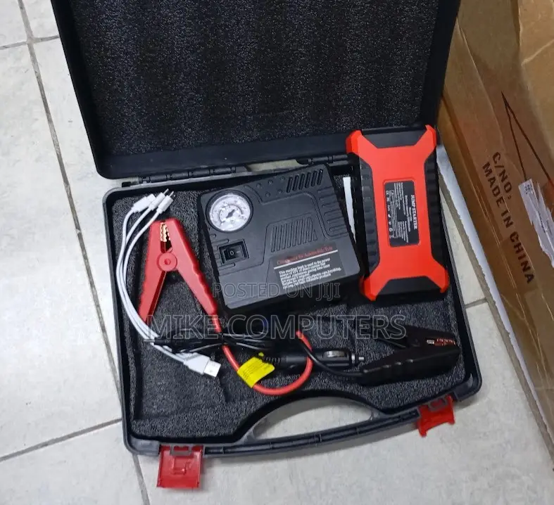 Multi Functional Car Jumpstarter 99800mah With Built in Tire Inflator