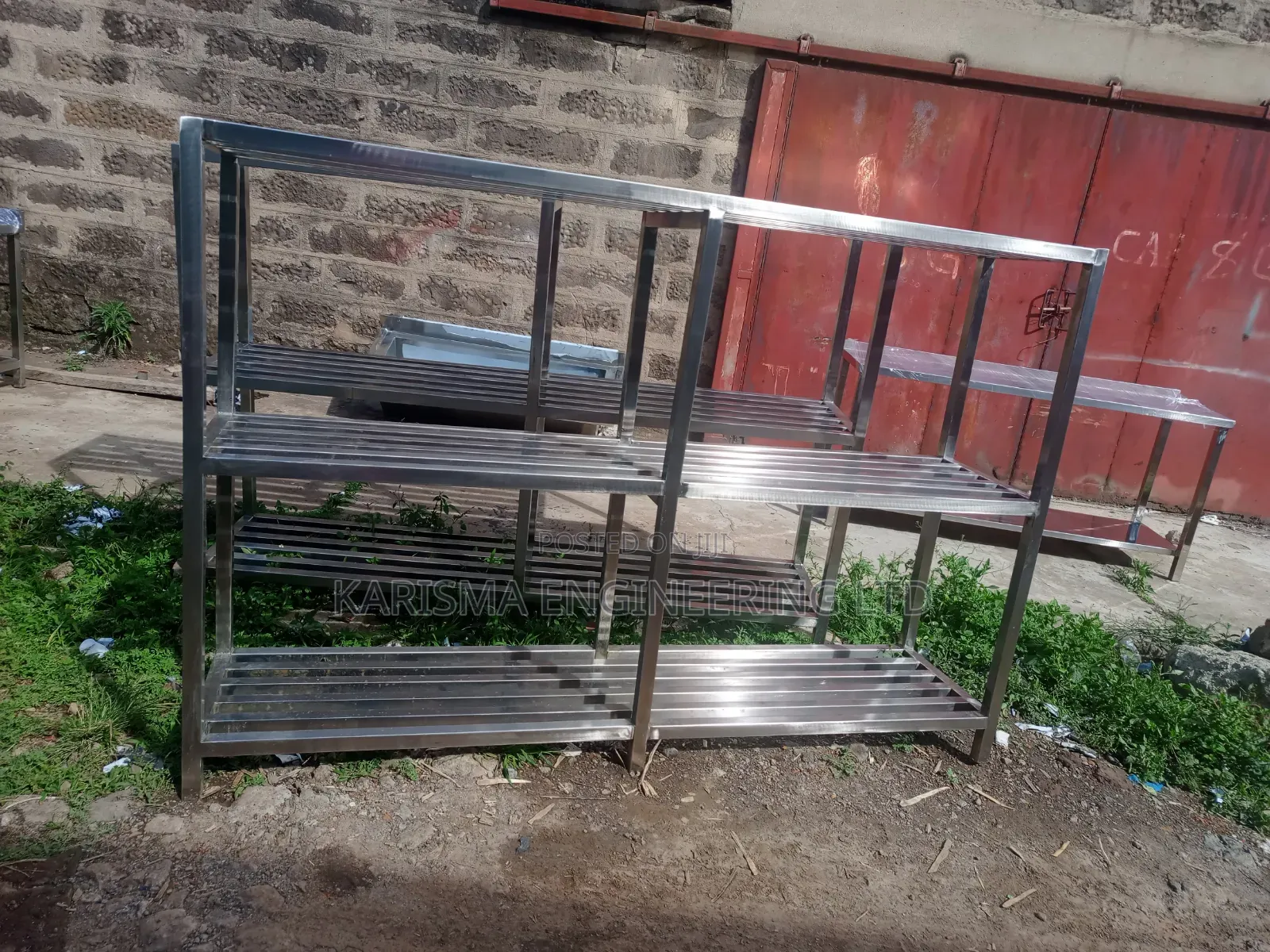 Stainless Steel Shelving Unit