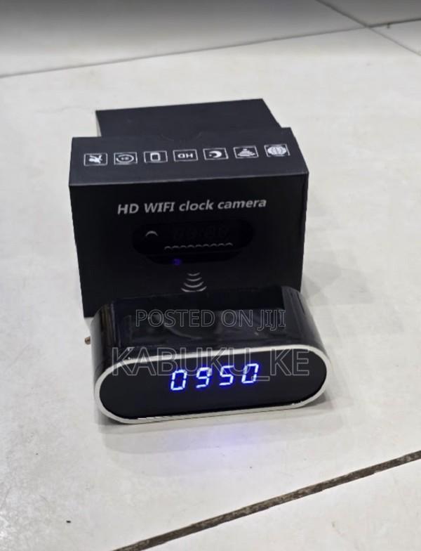 Secret Camera Digital Clock - Indoor Surveillance Device