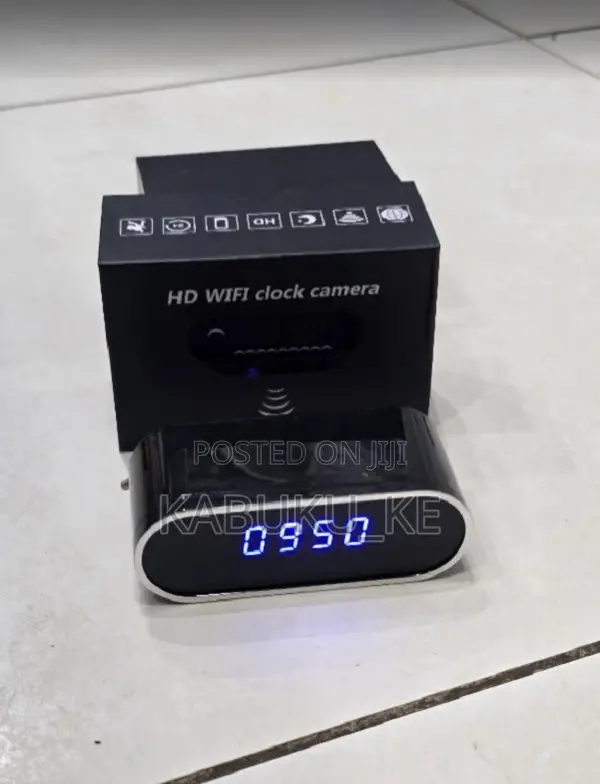 Secret Camera Digital Clock - Indoor Surveillance Device