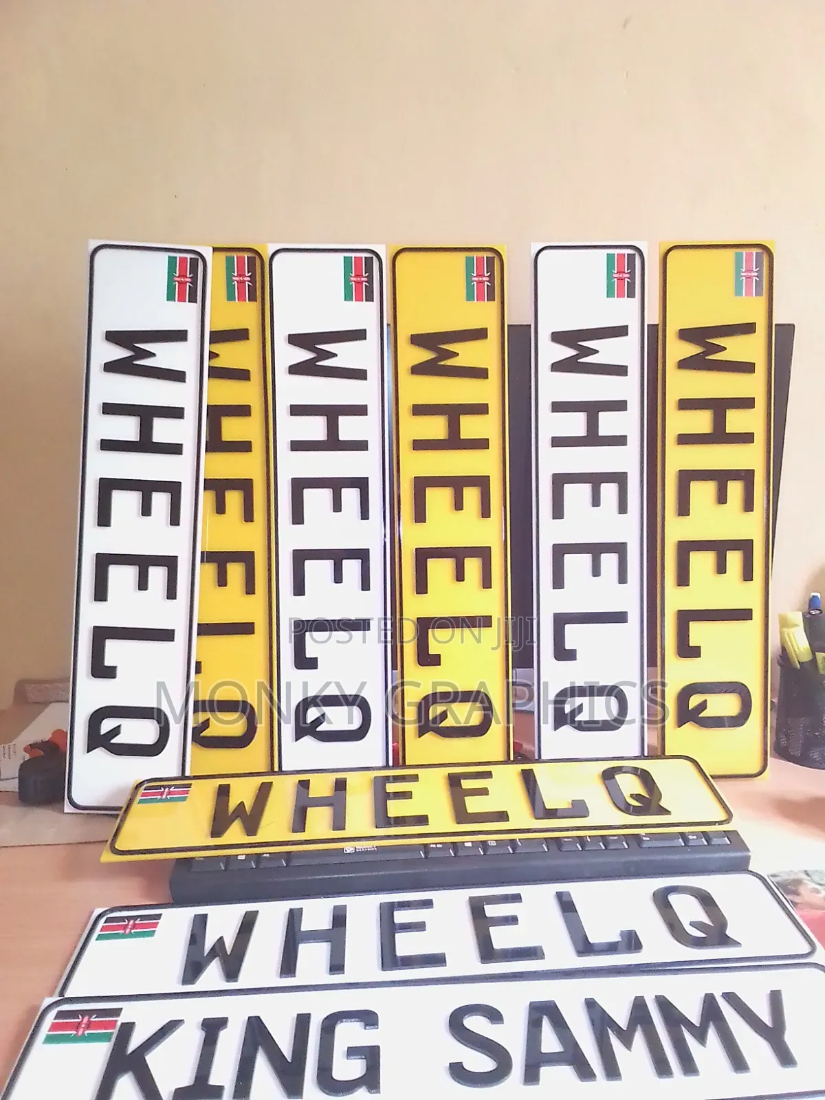 Customized 2d Perspex Nameplate/Numberplates