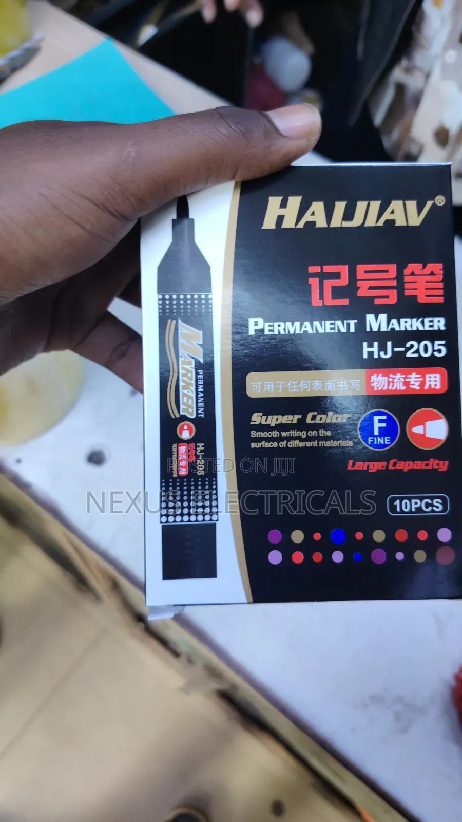 Permanent Marker Pen (10 Pcs)