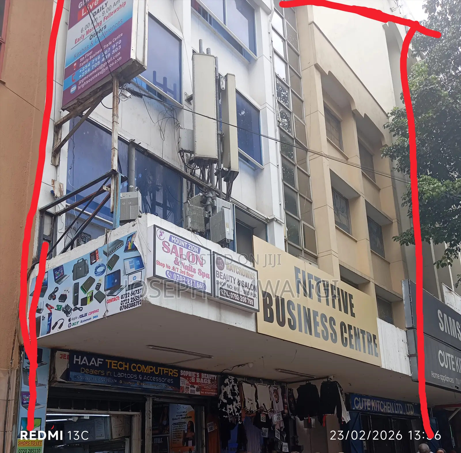 Nairobi CBD Prime Property Along Tom Mboya Street.