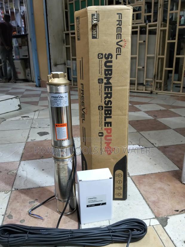 New Freevel Submersible Water Pump 0.5 Hp 49m Head All Purpose Use