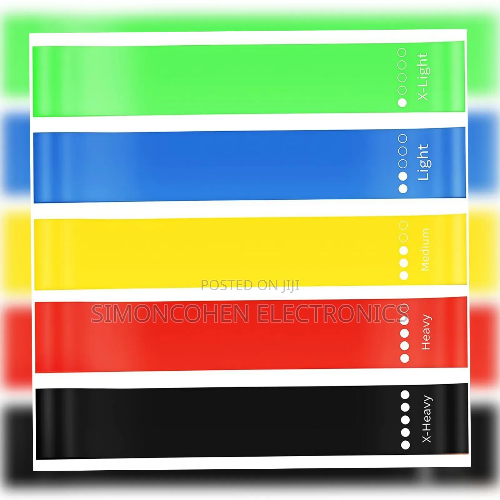 5pcs Set Resistance Bands