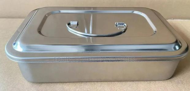 Stainless Steel Instrument Tray (10×8 Inches)