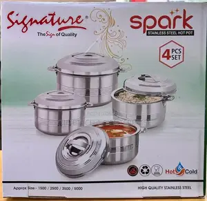 4pcs Spark Signature Stainless Steel Hotpots