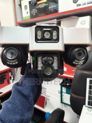 Three PTZ Three Lens 4g Enabled CCTV Solar Power Use CCTV