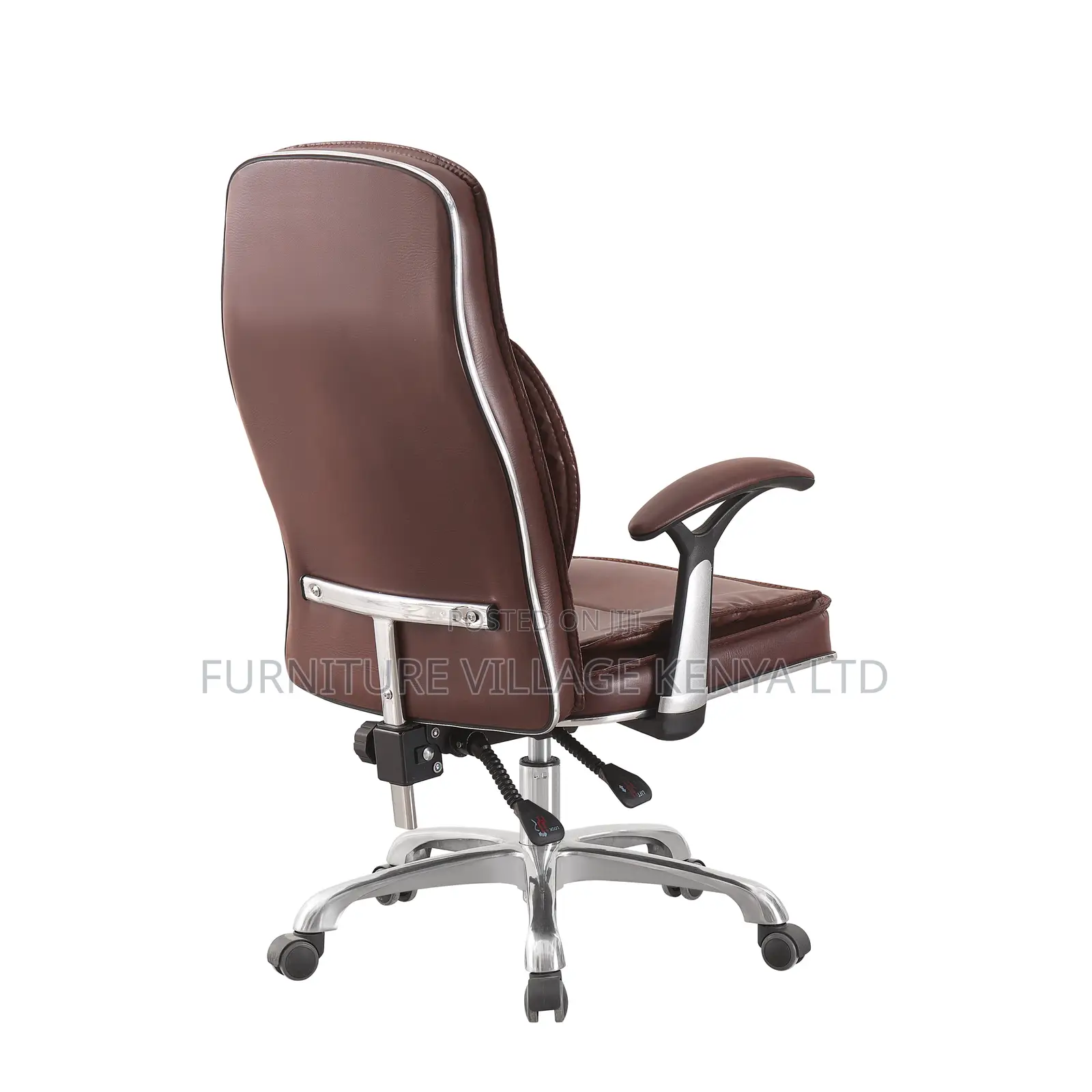 Brown Leather Manager Generic Office Chair