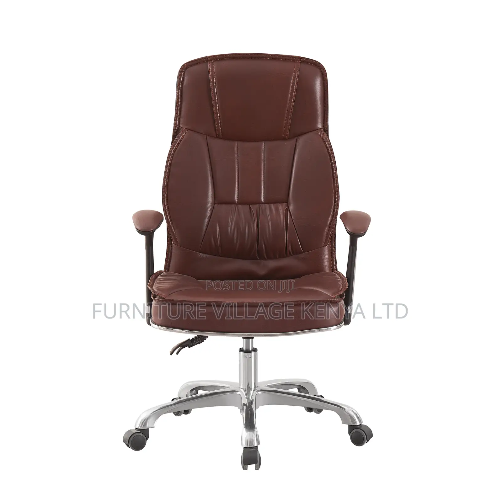 Brown Leather Manager Generic Office Chair