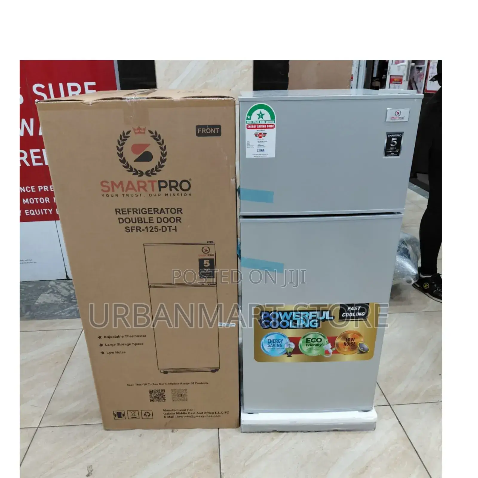 Smartpro 95l Double Door Refrigerator Energy Saving