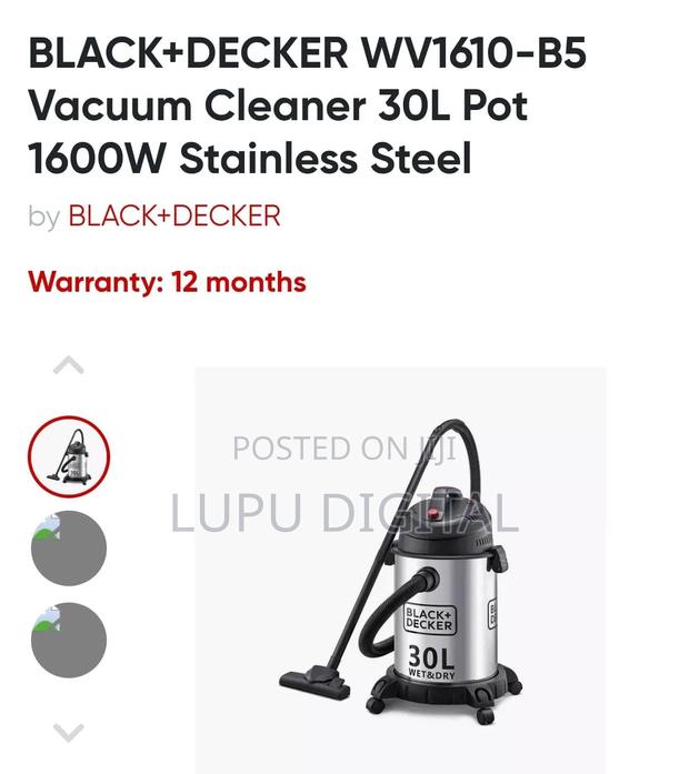 Black+Decker Vacuum Cleaner - main view
