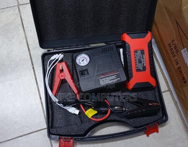 Car Jump Starter 99800mah Tire Inflator and Power Bank