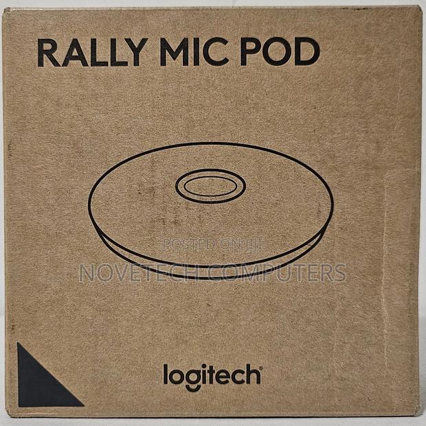 Logitech Rally Mic Pod Wired Microphone (989-000430) - New Sealed