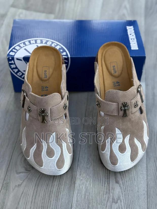 Original Classic Birkenstock 'Flame X Chrome Hearts Clogs' - thumbnail 3