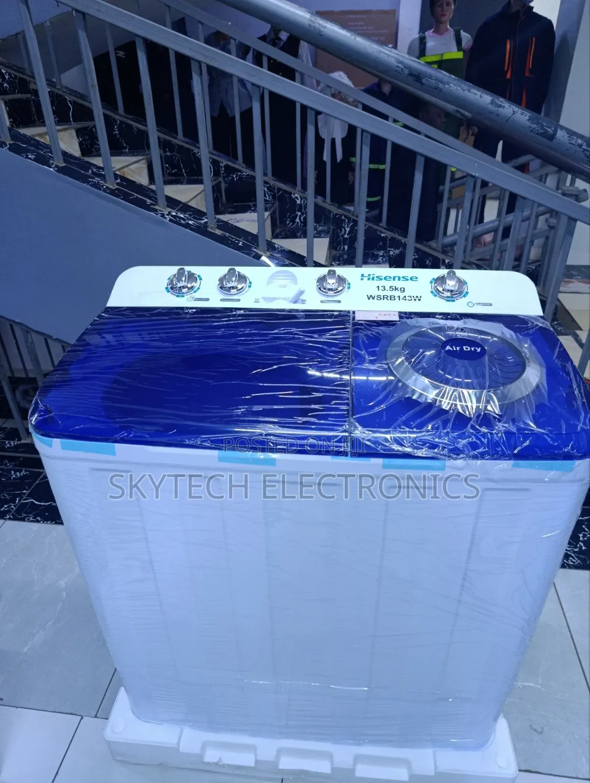 Hisense Washing Machine 13.5kg Twin Tub Semi Automatic