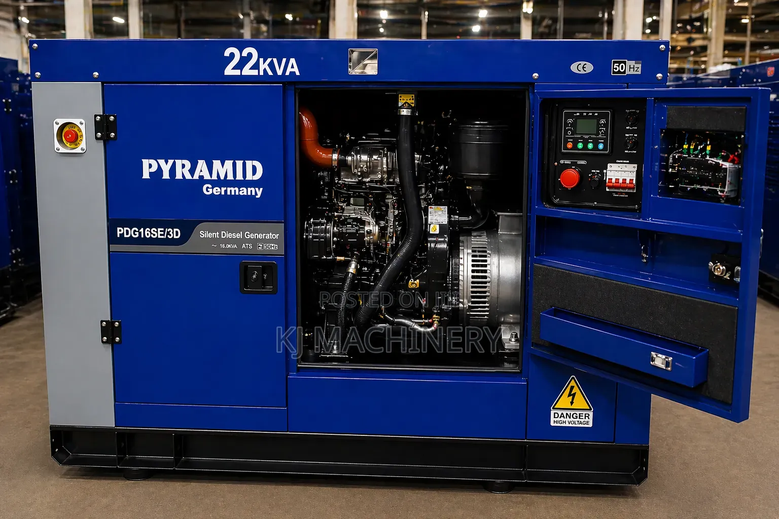 Pyramid 22kva Diesel Silent Generator With Ats.