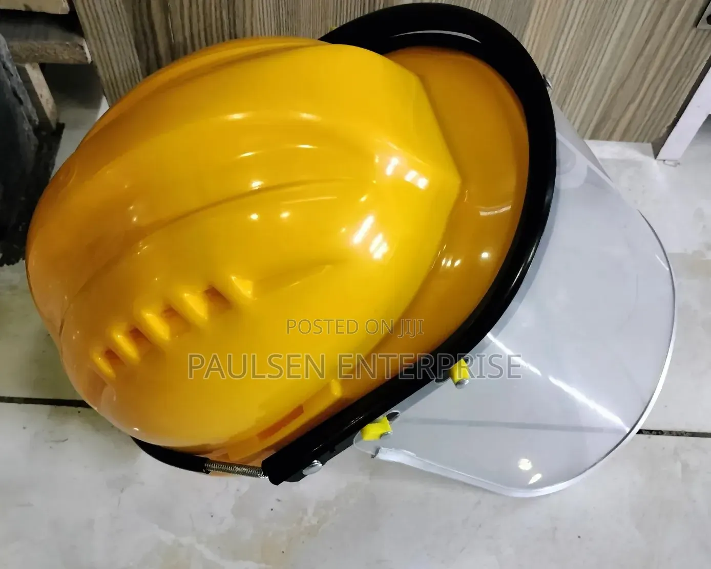 Helmet With Visor Shield