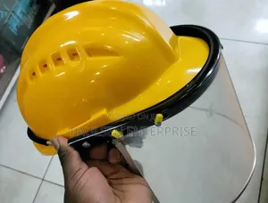 Helmet With Visor Shield