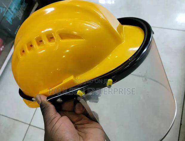 Helmet With Visor Shield