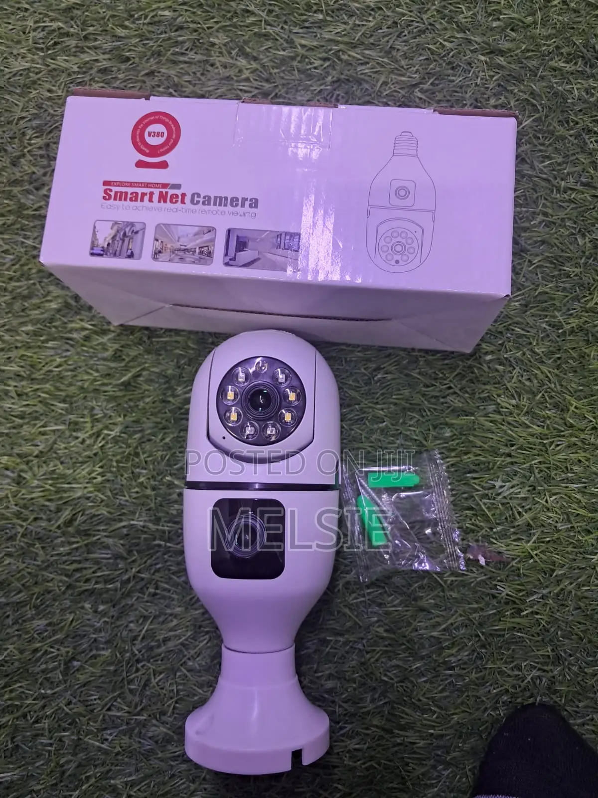 1080p Hd 360° CCTV Bulb Camera With Motion Detection Audio