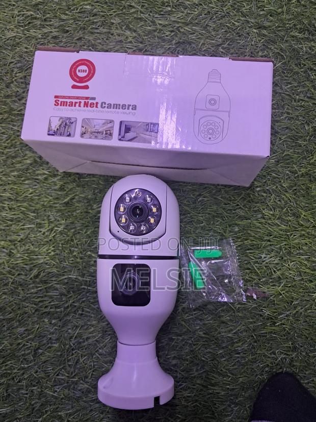 1080p Hd 360° CCTV Bulb Camera With Motion Detection Audio